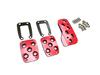 Beatrush Pedal Set for Manual Vehicles GR YARIS Early YARIS Compatible [GXPA16] Model, [MXPA10] [S41018PS-A#] (Red)