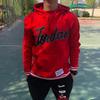 Jordan Logo Print Hoodie Men Tops Red BQ5181-657
