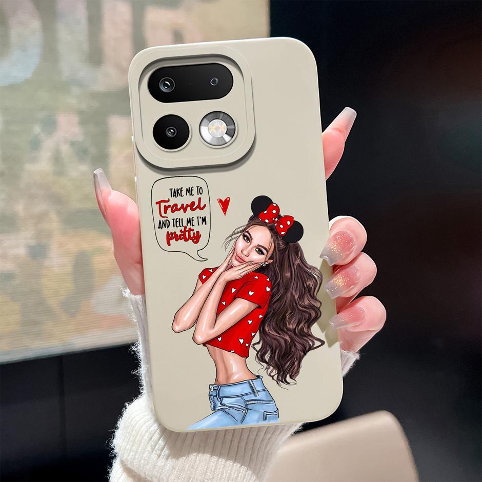 Case For OPPO Realme 16 Pro 16 Pro Plus Cute Kitten Avocado Full Protection Shell For Realme 16 Pro+ Liquid Silicone Back Cover