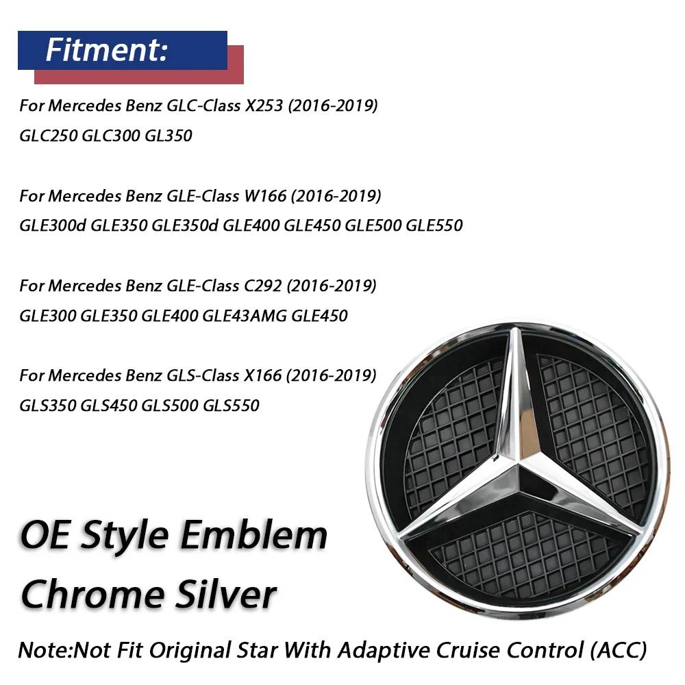 

2025 Hot Car Sticker Gloss Black And OE Style LED Mirror Emblem For Mercedes Benz GLC/GLE/GLS 2016-19 X253 W166 C292 X166 GLC250