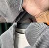 Men's Slim Fit Zip-Up Cardigan - Autumn Knit Sweater with Half-High Collar