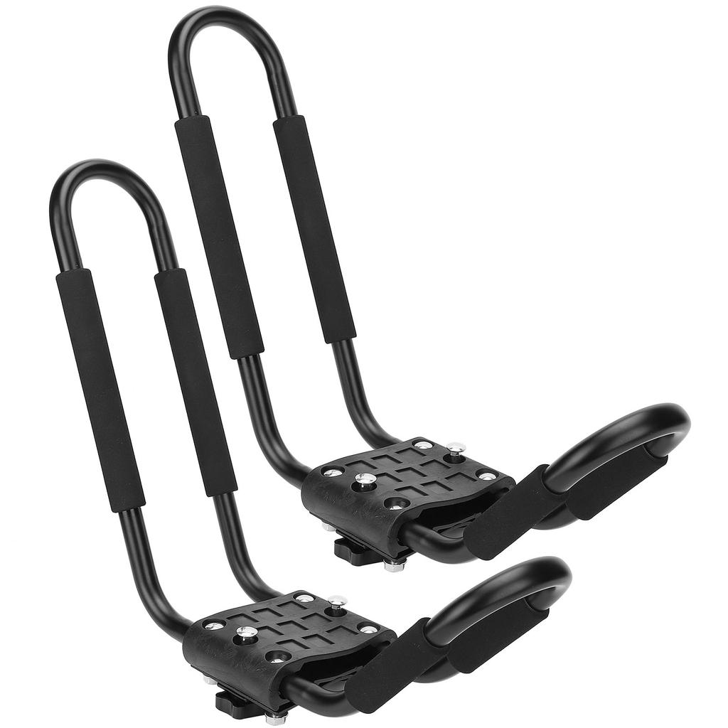 Kayak Bracket, Strong Load Capacity Alloy Kayak Storage Canoe Car Carrier Holder with Fittings Accessory