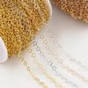1Meter Hollow Star Metal Copper Chain for Neckalce Bracelet Jewelry Making DIY Components Accessories Gold Color Chain Wholesale