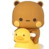 6.5cm Bubu Dudu Figure Model Bubu Dudu Panda Bear Figure Toys Cute Action Kawaii Bear Panda for Kids Birthday Christmas Gift