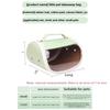 Small Pets Crossbody Traveling Bag Portable Foldable Cute Breathable Handbag Pets Bird Hamster Going Out Products Accessories