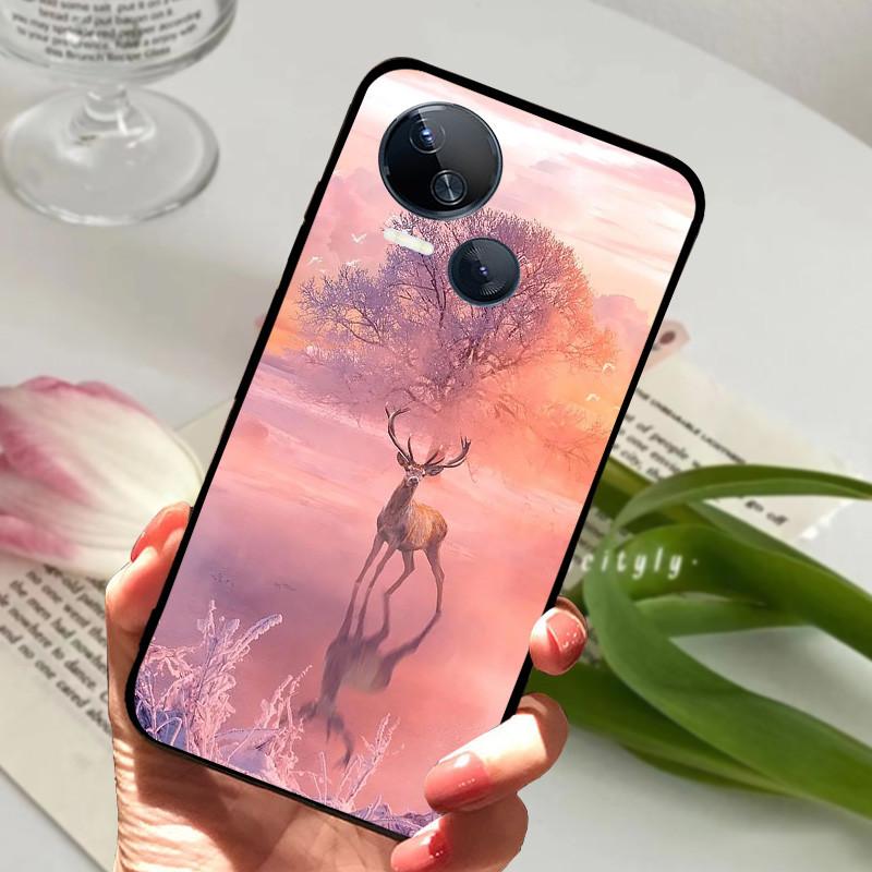 For Tecno Spark 10 5G Case Shockproof Soft TPU Silicone Phone Cover For Tecno Spark 10 5G Funda  Spark10 5G New KI8 Capa Cartoon