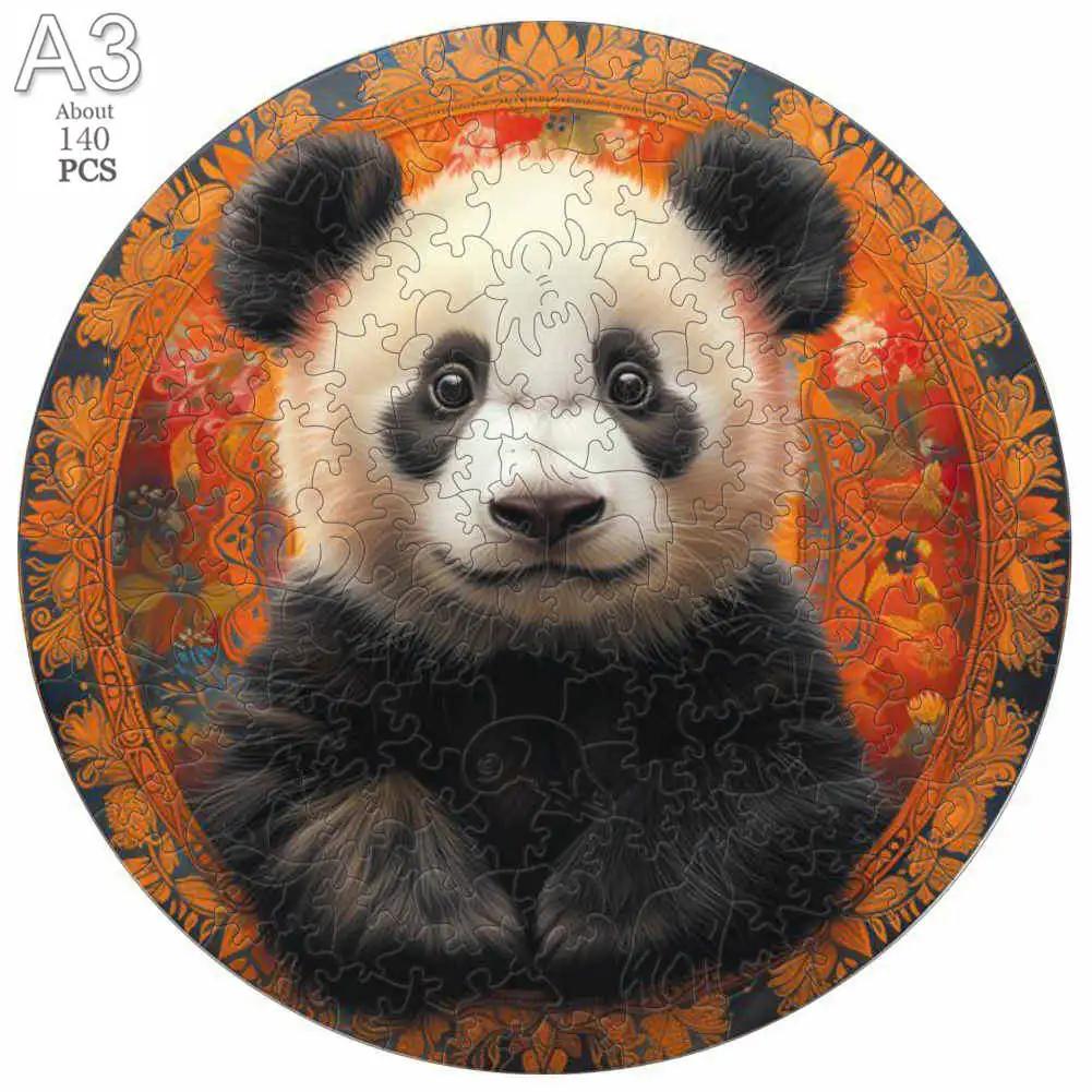 Unique Wooden Animal Jigsaw Puzzles Colorful Rabbit Cat Dog 3D Puzzle Gift Interactive Toy for Adults Kids Educational Jigsaws