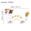 1000mL Dragon Shaped Container Bottle Transparent Kitchenware Heat-resistant High Borosilicate Glass Art Wine Bottle Whisky