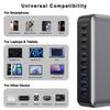 540W GaN High Power Multi-Port Fast Charger Multiple Charging Station for Iphone, for MacBook, for Samsung Etc
