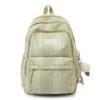 Schoolbag Backpack for Junior High School Girls Striped Small Fresh Sweet College Style Student School Bag High School Student Lightweight Class 