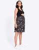 Seraphine TYLA Casual Maternity Black with Sand Print Women's Dress, Nursing-Friendly,