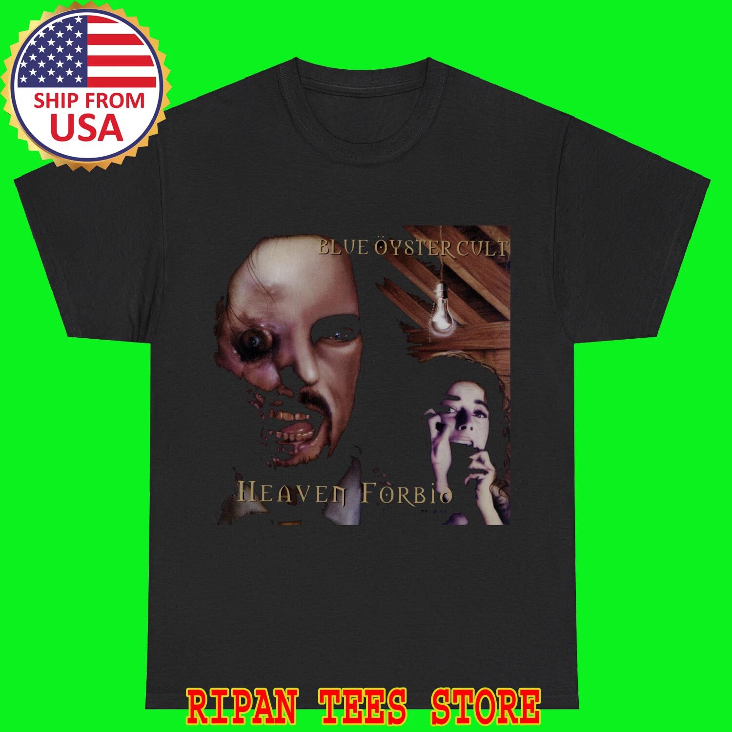 Blue Oyster Cult Heaven Forbid Black T-Shirt Tee Top Unisex S