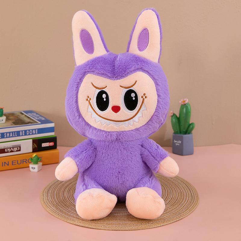 25Cm The Monster Labubu Plush Toy Labubu Doll Set Labubu Monster Stuffed Animal Soft Toy Mascot Gift Pillow Soft Plush Toys