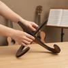 Ukulele Stand Padded Wooden with Curved Arms Stable for Home, Guitarists