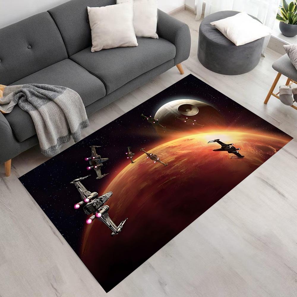 Star Wars Floor Mat Design for Game Room Decorate Room Foyer Study Room Anti-slip Rug Anime Office Decor Spiritual Gift