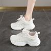 Fashion CRLAYDK Chunky Sneakers für Damen Plattform Mesh Mode Casual Dad Schuhe Damen Schnürschuhe Walking Bequem Sport Tennis