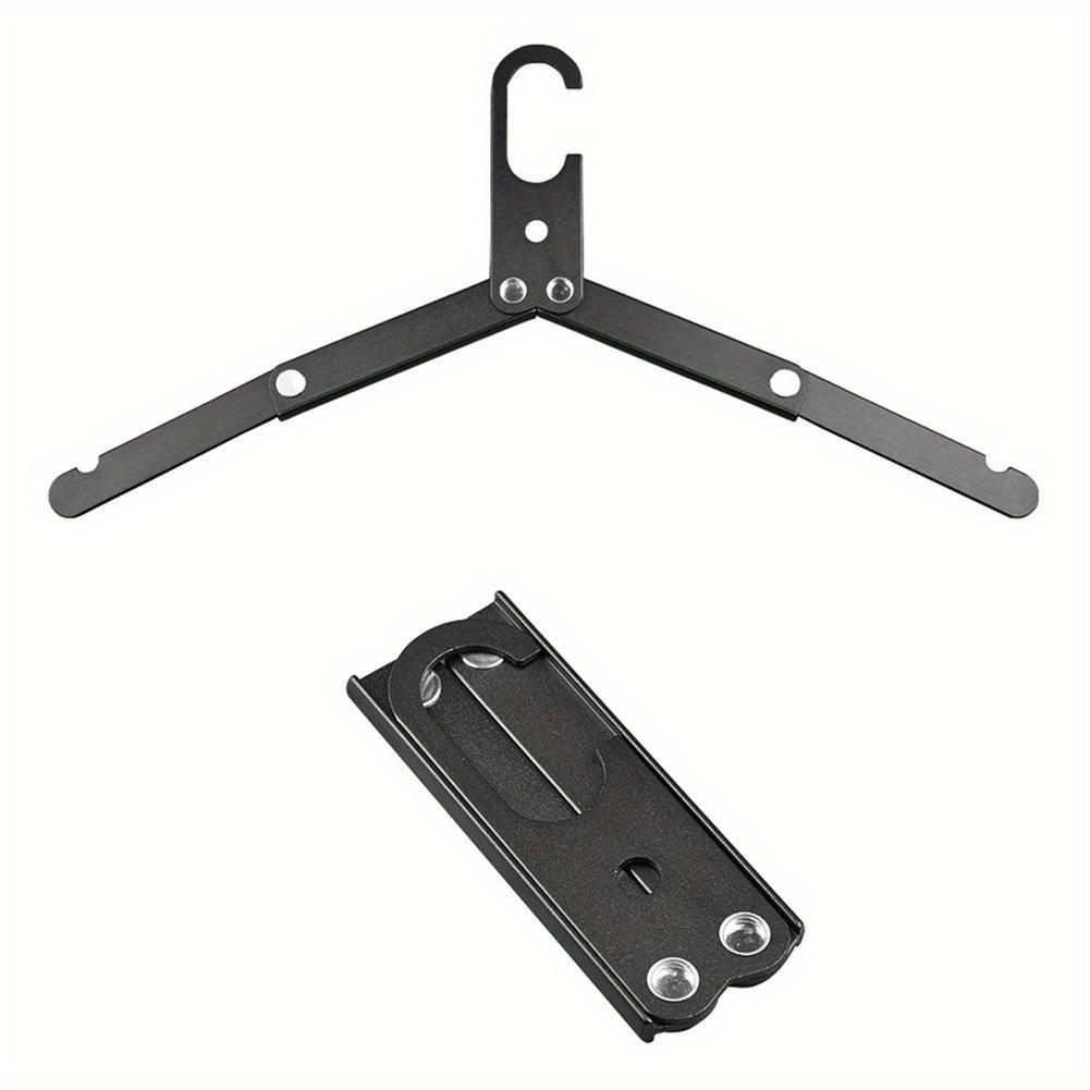 

1 шт. Алюминиевые складные портативные вешалки для сушки для деловых поездок Сверхлегкие нескользящие вешалки для дорожных поездок Аксессуары для кемпинга на открытом воздухе