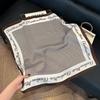 New artificial silk shell marine silk scarf 71cm square scarf professional scarf shawl scarf