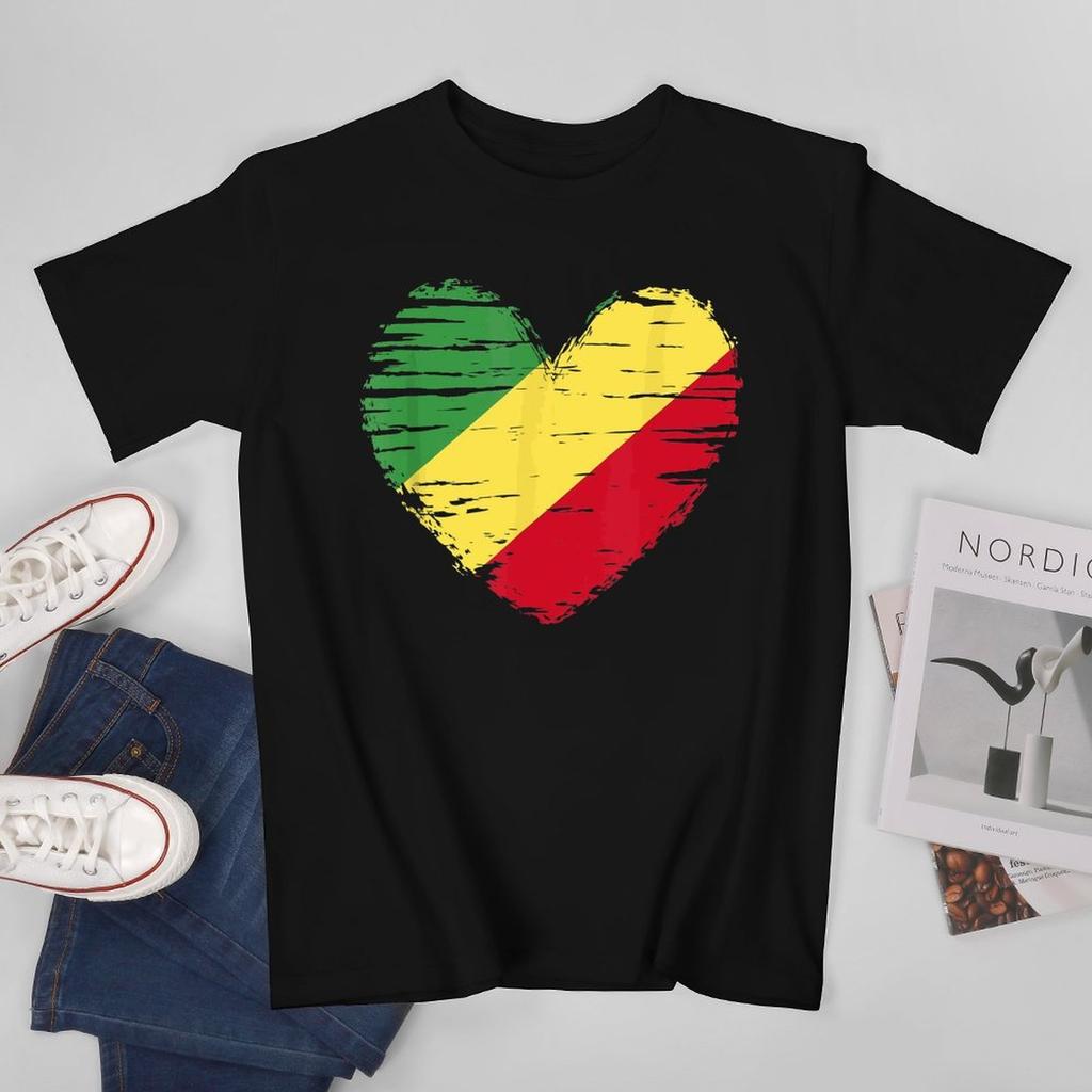 More Design Republic Of Congo Flag Unisex Tshirt Tees Tshirt Oneck T Shirts Unisex Boys Clothing 100 Cotton
