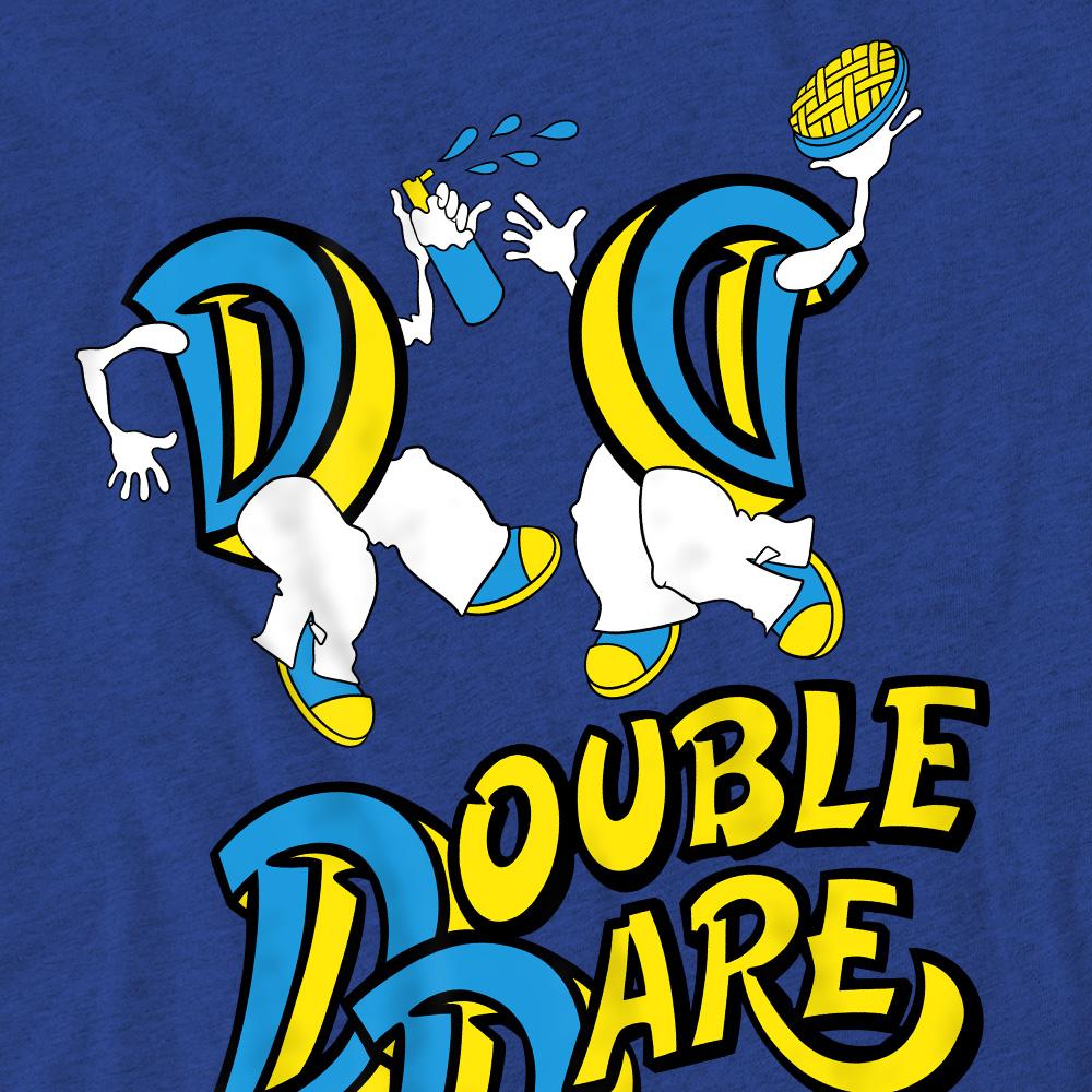 Double Dare Unisex Adult Vintage Logo T-Shirt