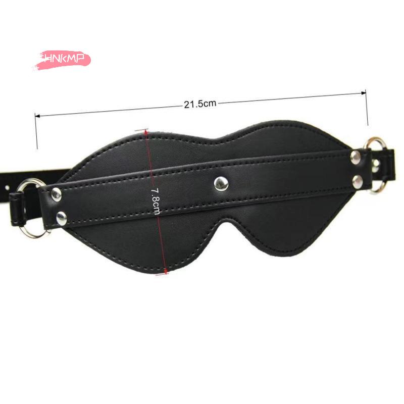Leather Adult Games Blindfold Flirt Sex Toy Cat Eye Masquerade Sleeping Spanking Flirting Eye Mask for Spicing up Relationship