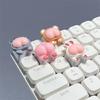 ESC ABS Keycaps Rose Cochon Lapin Chats Ours Fesses Clés d'Animaux 3D pour Passionnés de Claviers Mécaniques