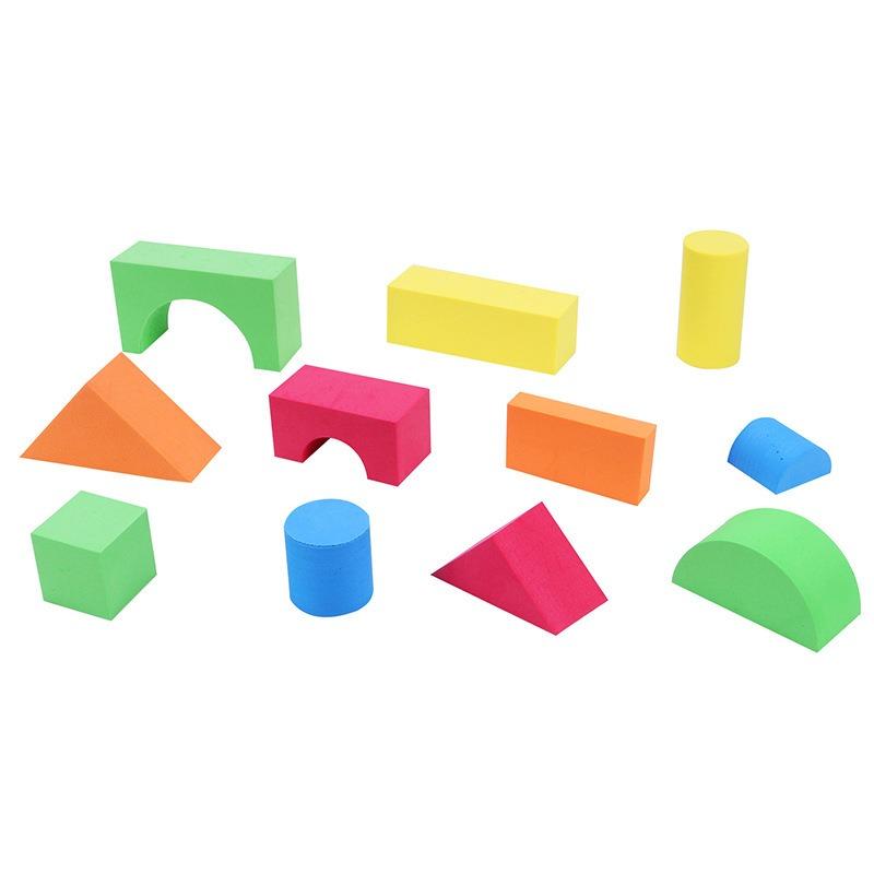 Toys DIY Educational 46Pcs/Set Enlightenment Foam Soft Building Blocks Environmentally Friendly EVA Creativity Children's