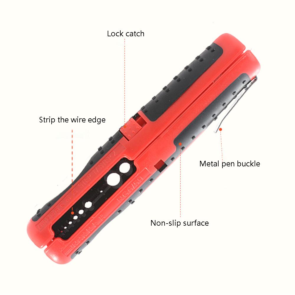 Multifunctional Cable Wire Stripper Cutter Pliers Hand Tool Anti Skid Handle Portable Hardware for DIY Repair and Installation
