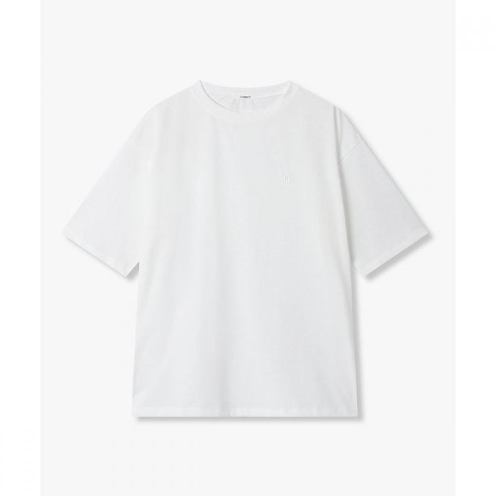 

Studio Tomboy Mini Embroidered Round Neck Short Sleeve Tee 9176222981 off-white/OS