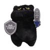 Cartoon Cat Plush Toy Shield Black Cat Stuffed Toy Decoration Knight Cat Plush Doll  Christmas Gift