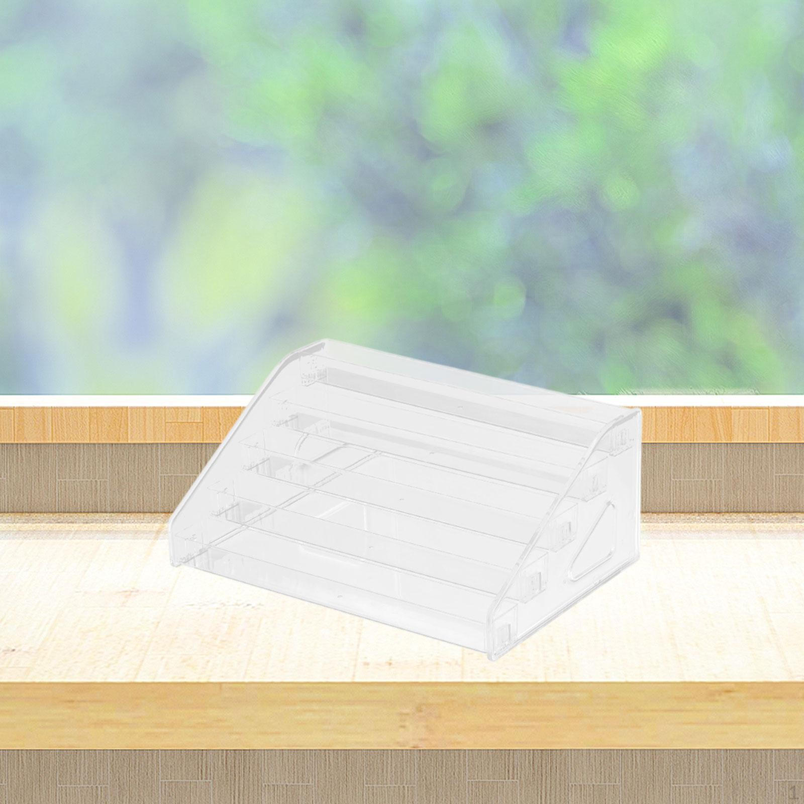 

Акриловая полка для хранения 1/64 игрушечных машинок, витрина, держатель для дисплея, настольная коробка, многослойная коробка, для 5 layer