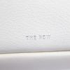 Excellent THE ROW Clutch Bag Logo Pouch Ivory Leather Mens Used