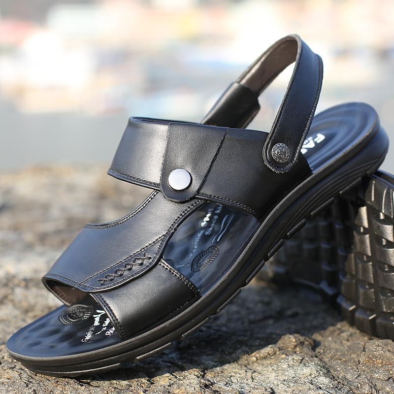 Summer New Men Sandals European American Casual Lightweight  Comfortable Beach Shoes Outdoor Driving Travel Sandals Size 38-47
