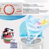 300W Mini Portable Clothes Washing Machine Capacity Small Washer Low Noise Automatic Single-Barrel Washer For Home/Dorm 4.5Kg