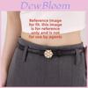Genuine Leather Woman Belt With Rhinestones For Dress And Jeans Fashion Accessory