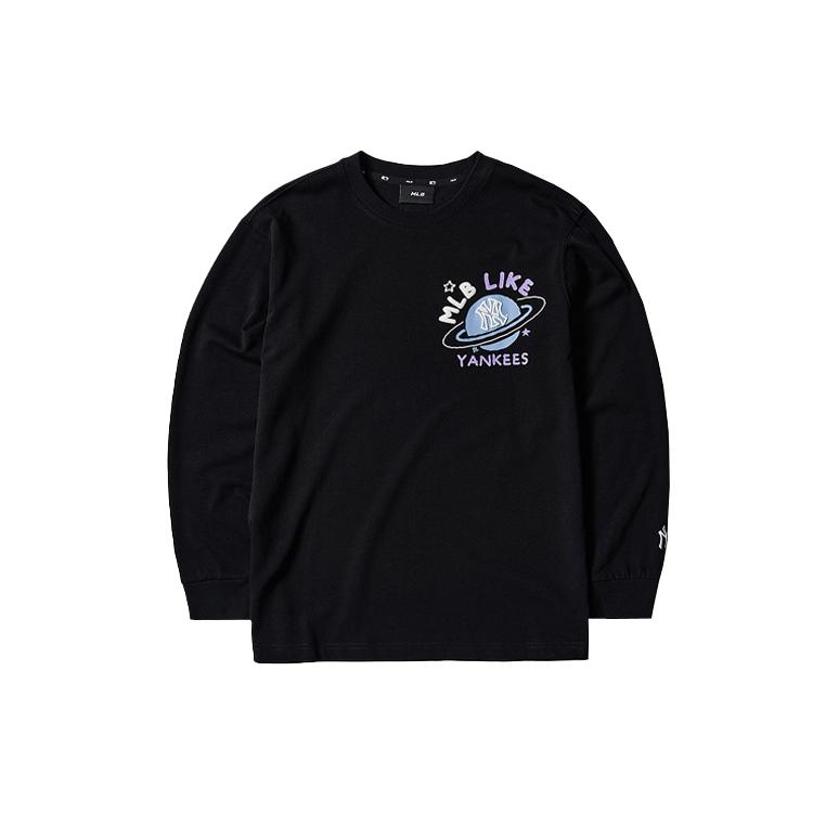 

New MLB Base Logo Sweatshirts Unisex Black 3ATSL0214-50BKS XS