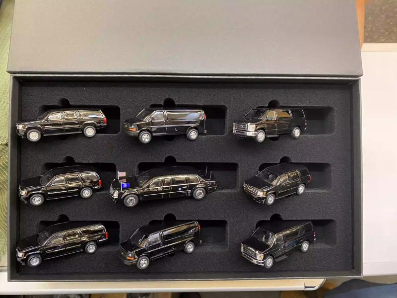 596 1:64 second and third generation alloy die-cast car models of the Beast, the presidential vehicle of the United States
