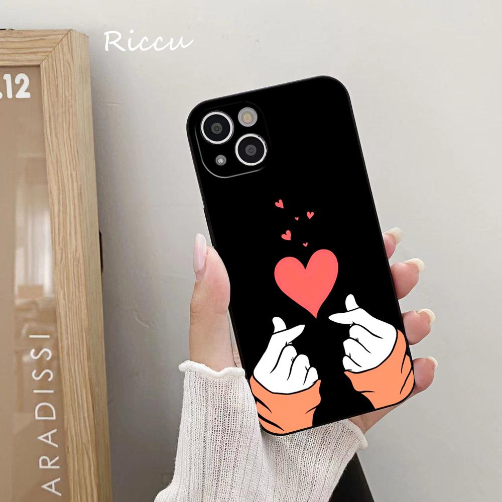 FOR IPhone 14 Fingertip Love Phone Case 14 11 12 Pro 8 7 14 Plus X Pro 14 MAX 13 MINI XR XS Iphone 14 13 Soft Phone Covers
