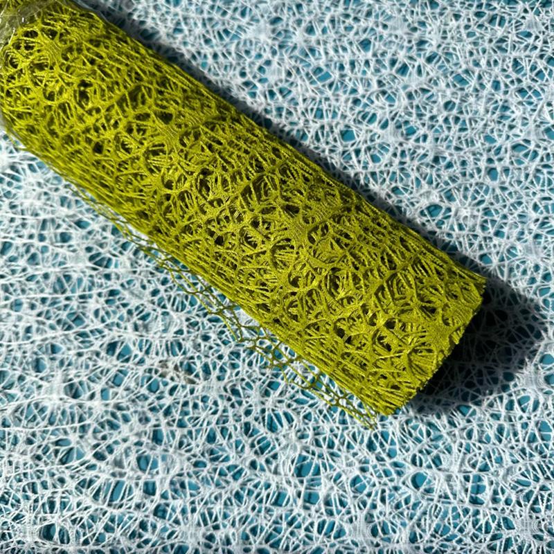 50Cm*4.5M/Roll Flower Wrapping Mesh Paper Iregular Hollow Net Wrapper Floral Bouquet Paper Fresh Flower Florist Packaging Sheet