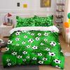 Soccer Balls, Fields Pattern. Bedding Sets Duvet Cover Sets Duvet Covers Pillowcases(1 * Duvet Cover 2 * Pillowcases Without Duvet Insert)