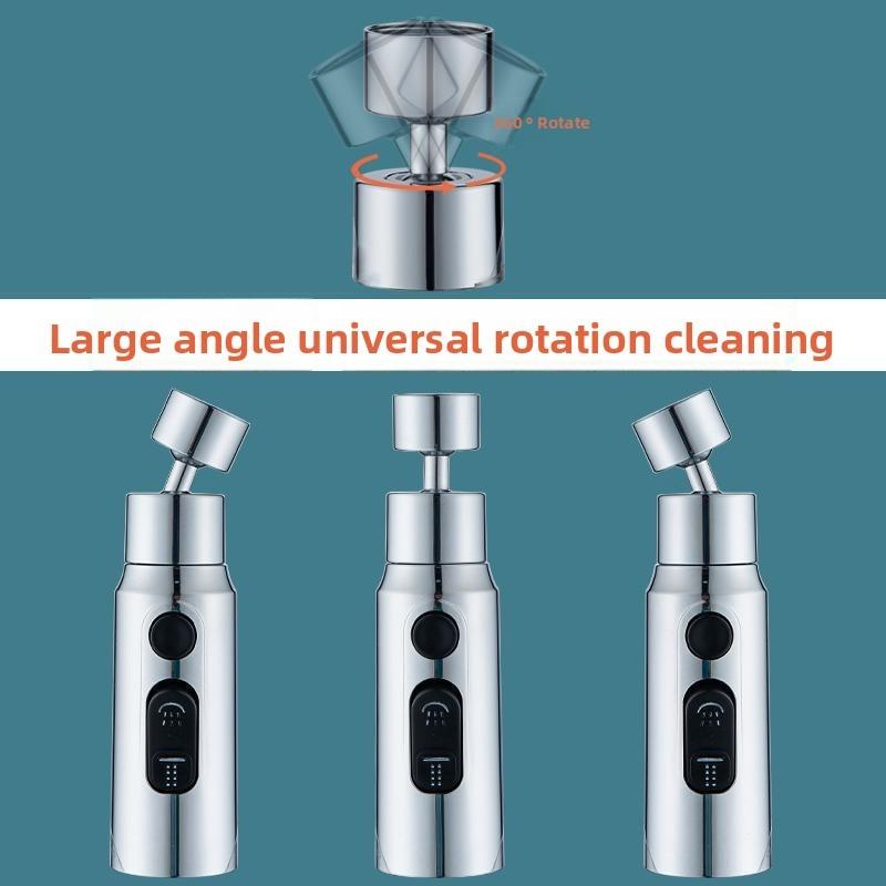 Kitchen Faucet Pull-out Faucet Water Outlet, Showerhead Small Waist Blade Water Outlet, Multi-functional Faucet, Universal