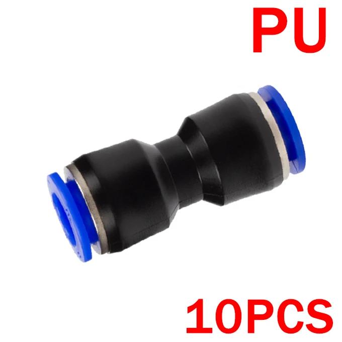 

5PCS Pneumatic Fittings Quick Connector Air Tube Connectors Plastic PU PY 4mm 6mm 8mm 10mm 12mm Air Hose Fitting 4mm