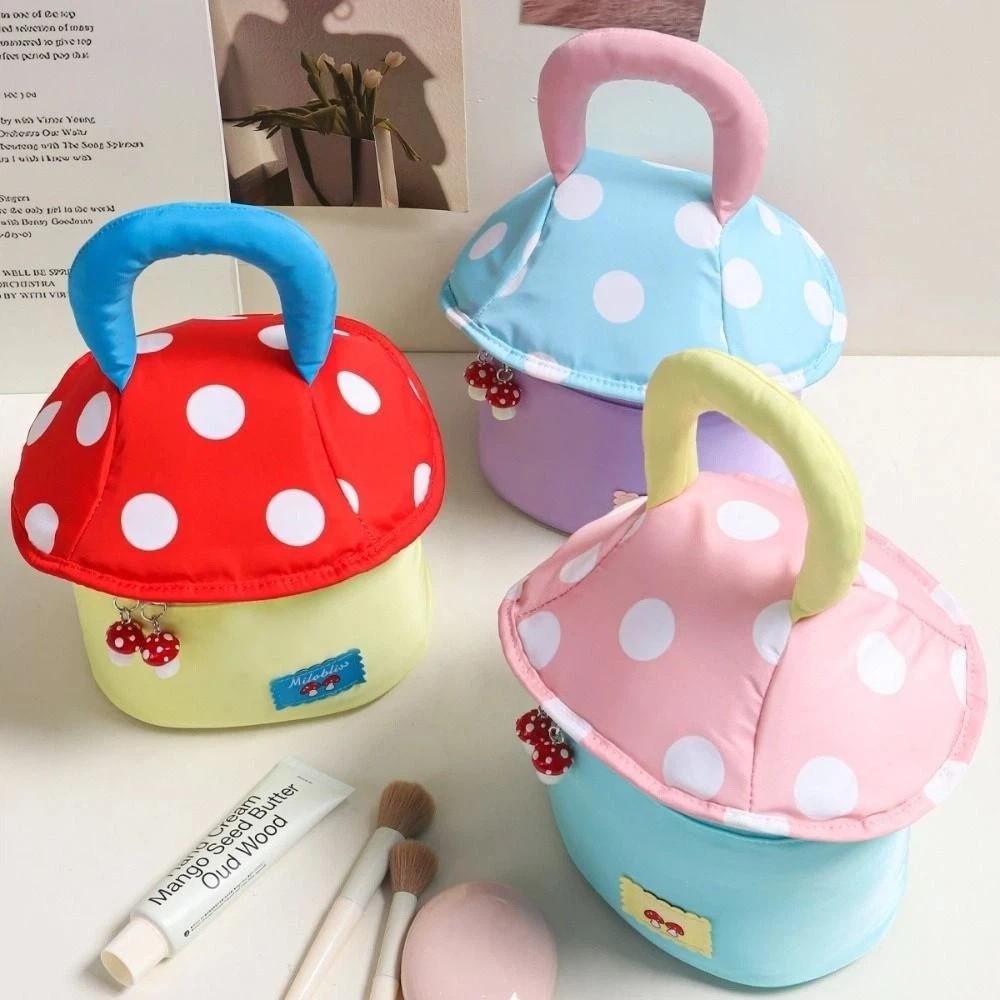 Multifunctional Handheld Cosmetic Case Large Capacity Toiletry Bag Kawaii Cute Makeup Bag  Outdoor