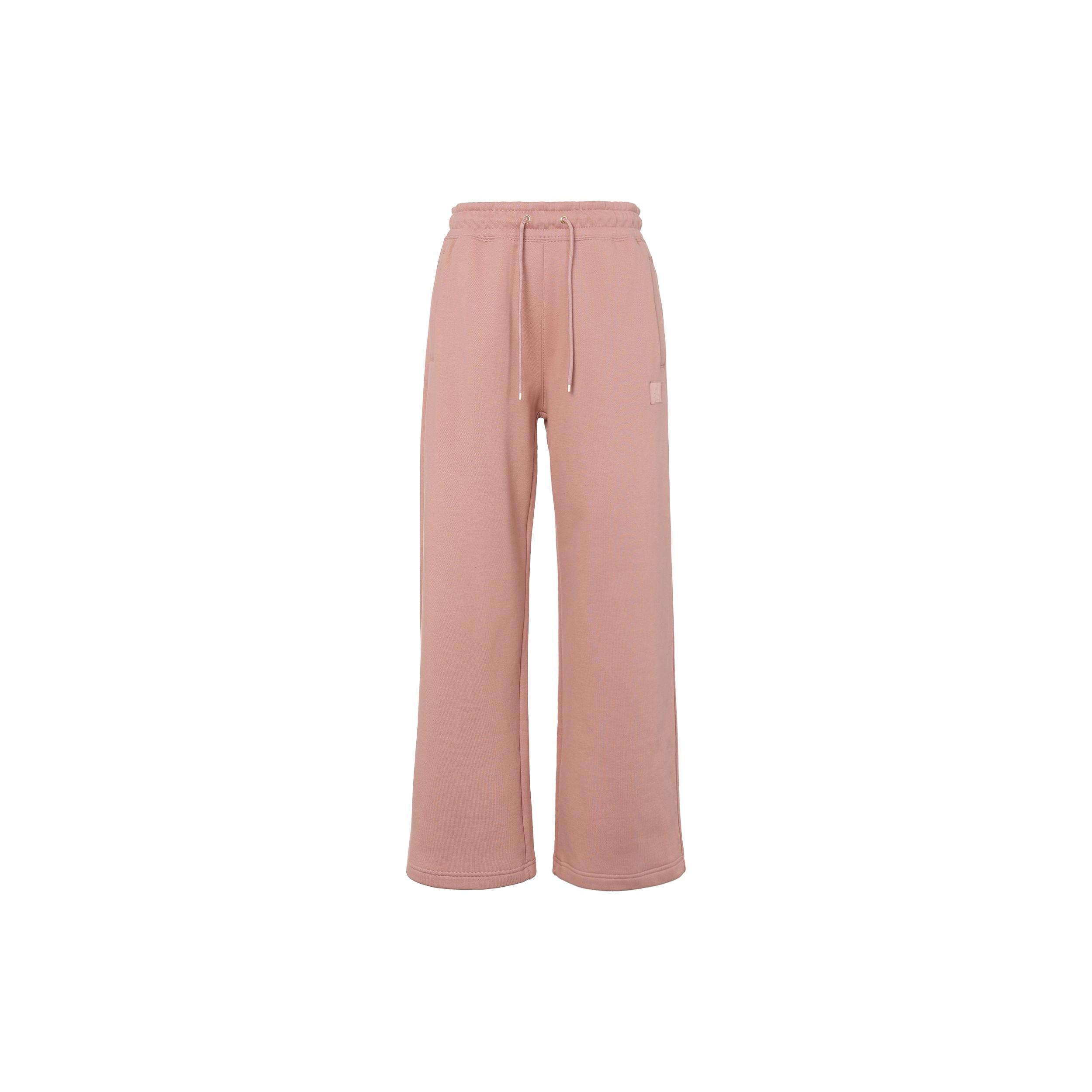 (WMNS) Air Jordan Flight Sweatpants Stardust Red Women s FD7225-618 XL