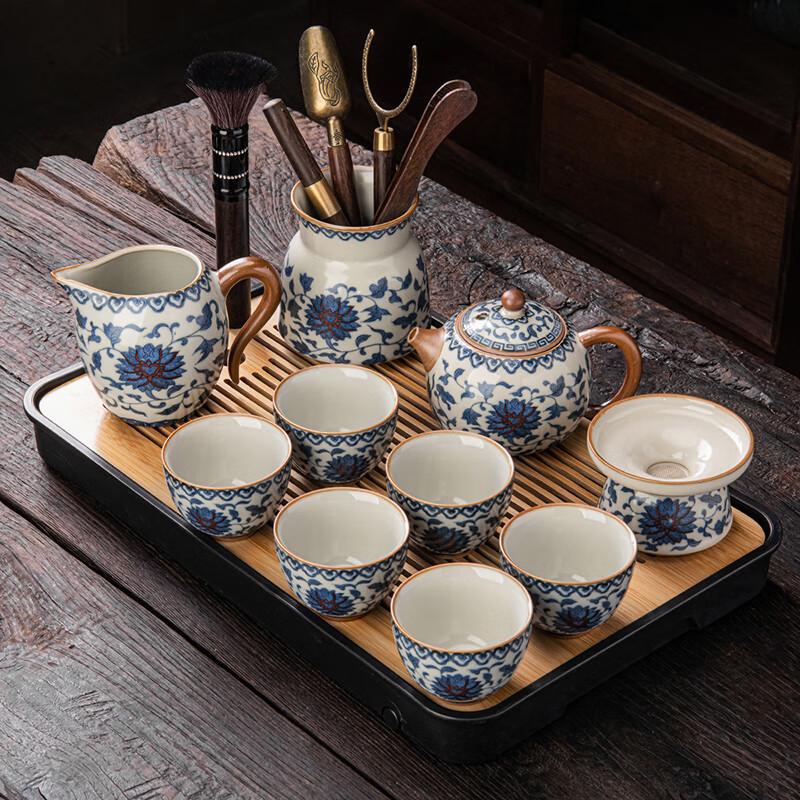 Lainuo Ru Kiln Xishi Teapot & Tea Set