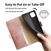 ZTE Blade A72 Magnetic Flip Phone Case - Drop-proof Stand Leather Cover for 4G/5G.