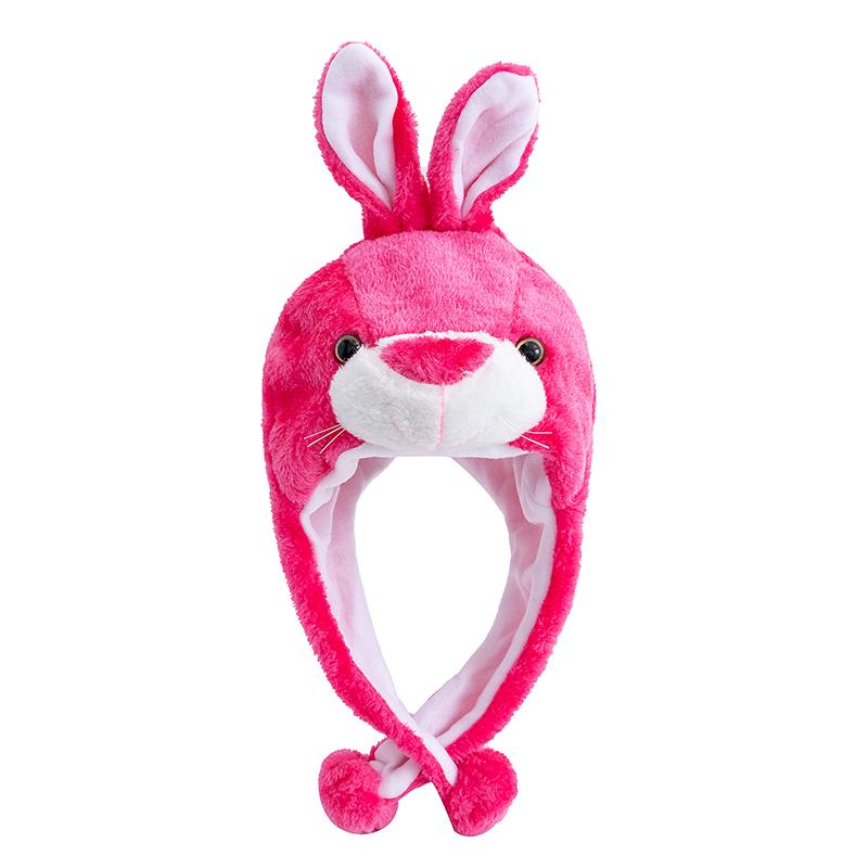 New Style Unisex Funny 3D Animal Style Decorative Hat Mischievous Couple Cap For Man Women Plush Winter Lovely Family Hat