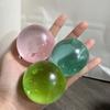 4Cm/1.57In Multi-Color Maltose Squishy Toy Cute Mochi Stress Relief Fidget Toy Soft Simulation Transparent Ball Fast Rebound