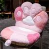 Seat Cushion Furry Feline Hand Pillow Multifunctional Floor Cushion With Friendly Filling Chair Cushion