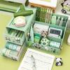 Pencil Organizer Girls Boys Students Desk Drawer Cute Large Capacity Pencil Bucket Office Desktop Stationery Home Storage Box